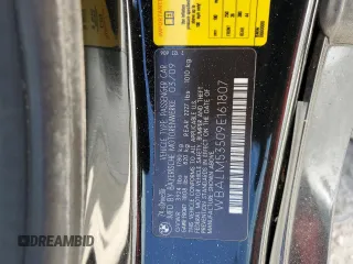 2009 BMW Z4 sDrive30i with VIN WBALM53509E161807, listed as a Copart auction lot 78302854 with 0 mi miles and Salvage Title. Bid and sale history available at carsss.com. Image 13.