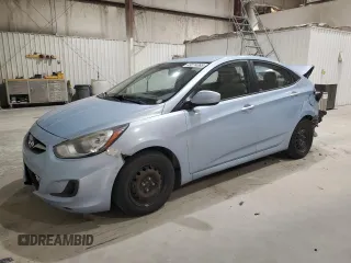 2013 Hyundai Accent GLS with VIN KMHCT4AE1DU542823, listed as a Copart auction lot 49274385 with 197,078 mi miles and Salvage Title. Bid and sale history available at carsss.com. Image 1.
