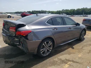 2020 Acura TLX Technology with VIN 19UUB3F40LA001110, listed as a Copart auction lot 57134585 with 131,507 mi miles and Salvage title. Bid and sale history available at DreamBid. Image 3.