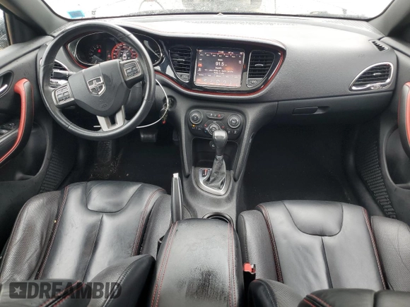 2013 Dodge Dart GT z VIN 1C3CDFCB5DD341592, wystawiony jako Copart lot #58550355 z przebiegiem 123 245 mil mil oraz Czysty tytuł • Clean title. Historia ofert i sprzedaży dostępna na DreamBid. Obrazek 8.
