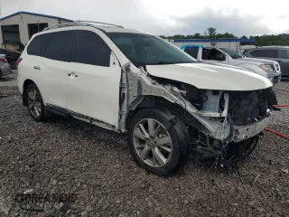 2016 Nissan Pathfinder Platinum with VIN 5N1AR2MN7GC657846, listed as a Copart auction lot 61353405 with 100,692 mi miles and Salvage title. Bid and sale history available at DreamBid. Image 4.
