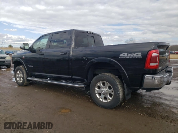 2019 Ram 2500 Laramie with VIN 3C6UR5FL4KG693344, listed as a Copart auction lot 47744485 with 53,672 mi miles and Salvage Title. Bid and sale history available at carsss.com. Image 2.