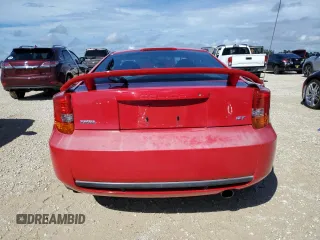 2000 Toyota Celica GT with VIN JTDDR32T0Y0061960, listed as a Copart auction lot 73967584 with 0 mi miles and Salvage Title. Bid and sale history available at carsss.com. Image 6.