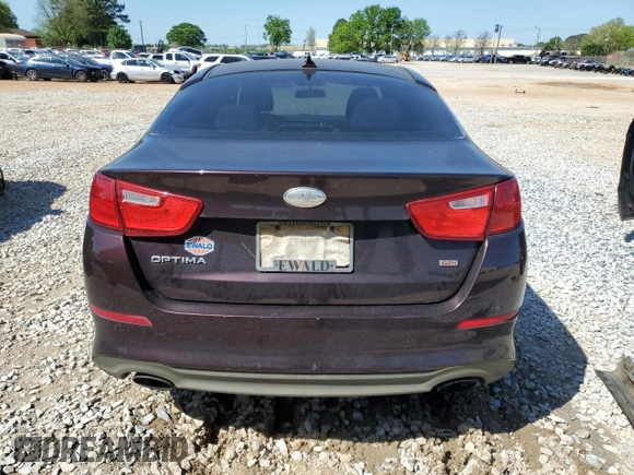 2014 Kia Optima LX with VIN 5XXGM4A73EG326127, listed as a Copart auction lot 52455905 with 144,831 mi miles and Salvage Title. Bid and sale history available at carsss.com. Image 6.