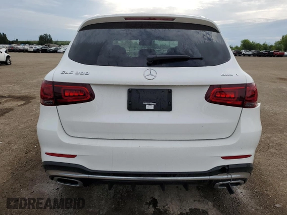 2021 Mercedes-Benz GLC 300 with VIN W1N0G8EB3MV322072, listed as a Copart auction lot 61944165 with 65,974 mi miles and Clean title. Bid and sale history available at DreamBid. Image 6.