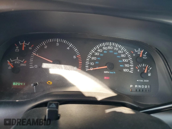 2001 Dodge 1500 Work Special with VIN 1B7HC16X31S674752, listed as a Copart auction lot 48957295 with 82,041 mi miles and Salvage Title. Bid and sale history available at DreamBid. Image 9.