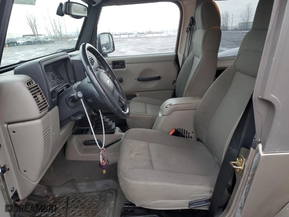 2004 Jeep Wrangler Sahara with VIN 1J4FA59S04P782428, listed as a Copart auction lot 86998244 with 59,447 mi miles and Salvage Title. Bid and sale history available at carsss.com. Image 7.