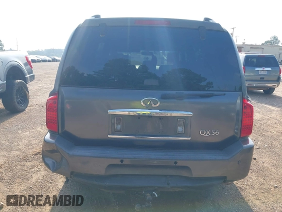 2006 Infiniti QX56 z VIN 5N3AA08A96N807159, wystawiony jako IAAI lot #42289763 z przebiegiem 194 632 mil mil oraz . Historia ofert i sprzedaży dostępna na DreamBid. Obrazek 6.