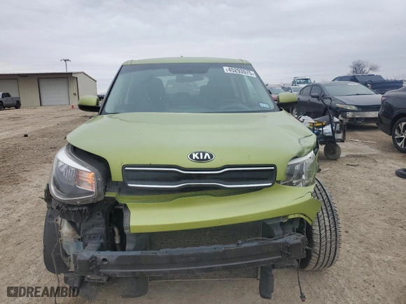 2018 Kia Soul + with VIN KNDJP3A57J7892493, listed as a Copart auction lot 45293575 with 55,560 mi miles and Salvage Title. Bid and sale history available at carsss.com. Image 5.
