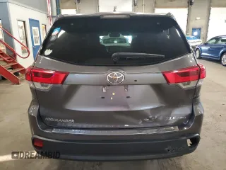 2019 Toyota Highlander SE with VIN 5TDJZRFH0KS598991, listed as a Copart auction lot 62814595 with 87,724 mi miles and Salvage title. Bid and sale history available at DreamBid. Image 6.