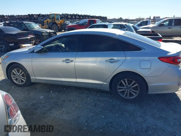 2017 Hyundai Sonata 2.4L with VIN 5NPE24AF5HH532563, listed as a IAAI auction lot 41117851 with 141,692 mi miles and . Bid and sale history available at carsss.com. Image 14.