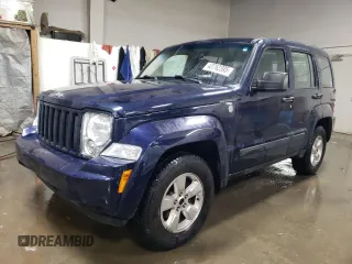 2012 Jeep Liberty Sport Latitude with VIN 1C4PJMAK9CW175674, listed as a Copart auction lot 43762395 with 124,544 mi miles and Salvage Title. Bid and sale history available at carsss.com. Image 1.