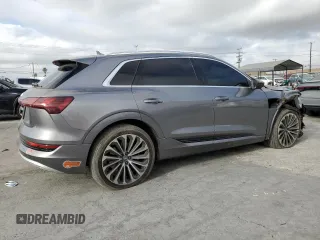 2019 Audi e-tron Prestige with VIN WA1VABGE6KB013000, listed as a Copart auction lot 46866995 with 54,469 mi miles and Salvage Title. Bid and sale history available at carsss.com. Image 3.