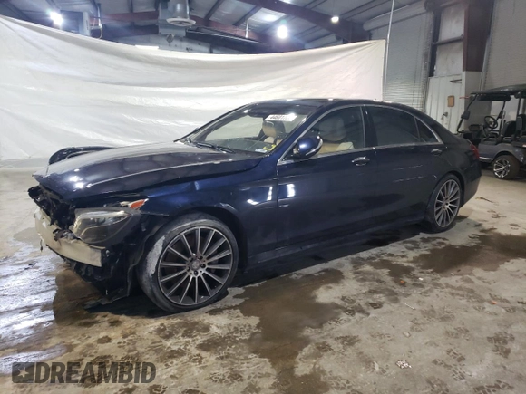 2015 Mercedes-Benz S 550 with VIN WDDUG8FB0FA110107, listed as a Copart auction lot 44601705 with 102,800 mi miles and Clean Title. Bid and sale history available at DreamBid. Image 1.