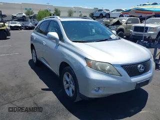 2010 Lexus RX 350 with VIN JTJZK1BA1A2001710, listed as a IAAI auction lot 42620752 with 138,630 mi miles and . Bid and sale history available at DreamBid. Image 1.