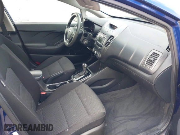2017 Kia Forte LX with VIN 3KPFK4A74HE160960, listed as a IAAI auction lot 41894868 with 61,501 mi miles. Bid and sale history available at carsss.com. Image 5.
