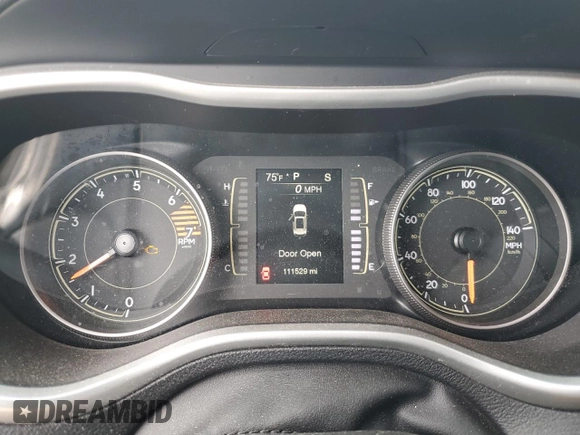 2018 Jeep Cherokee Latitude Plus with VIN 1C4PJMLB0JD530530, listed as a Copart auction lot 52920795 with 111,529 mi miles and Salvage title. Bid and sale history available at DreamBid. Image 9.