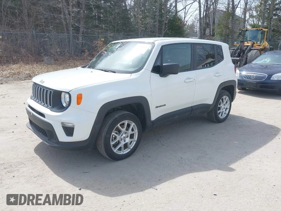 2023 Jeep Renegade Upland with VIN ZACNJDB19PPP67153, listed as a IAAI auction lot 42058104 with 26,173 mi miles. Bid and sale history available at carsss.com. Image 17.