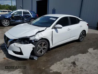 2021 Nissan Sentra SV с VIN 3N1AB8CV0MY313150, выставлен на аукционе Copart как лот 63597075 с пробегом 47 781 миль миль и Списание • Salvage title. История ставок и продаж доступна на DreamBid. Изображение 1.