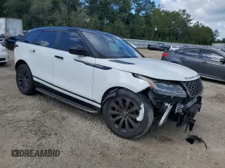 2018 Land Rover Range Rover Velar R-Dynamic SE with VIN SALYL2RX0JA736026, listed as a Copart auction lot 56858285 with 84,356 mi miles and Salvage title. Bid and sale history available at DreamBid. Image 4.