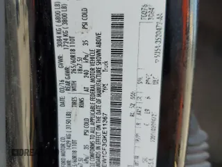 2016 Ford F-150 XL с VIN 1FTEW1CF3GKE11367, выставлен на аукционе Copart как лот 55059985 с пробегом 108 159 миль миль и Списание • Salvage title. История ставок и продаж доступна на DreamBid. Изображение 12.