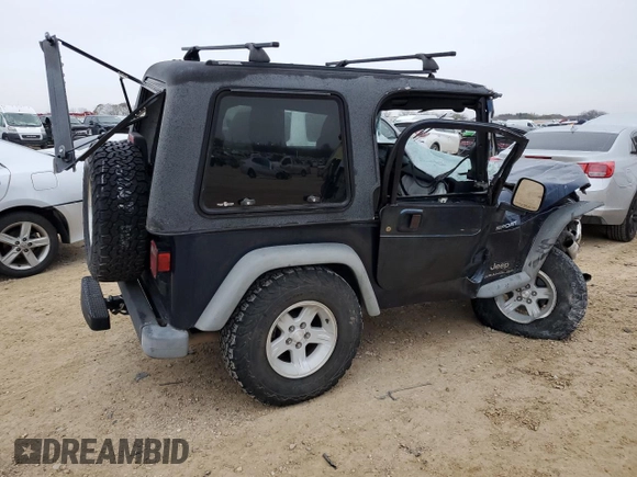 2005 Jeep Wrangler Sport with VIN 1J4FA49S25P357546, listed as a Copart auction lot 45365765 with 78,500 mi miles and Salvage Title. Bid and sale history available at carsss.com. Image 3.
