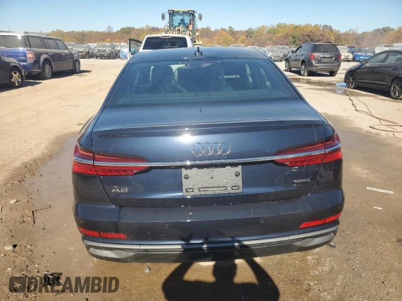 2024 Audi A6 Prestige with VIN WAUM2BF23RN054583, listed as a Copart auction lot 76031524 with 1,108 mi miles and Salvage Title. Bid and sale history available at carsss.com. Image 6.
