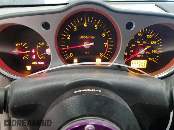 2004 Nissan 350Z Touring with VIN JN1AZ34E64T062723, listed as a Copart auction lot 78835154 with 205,459 mi miles and Clean Title. Bid and sale history available at carsss.com. Image 9.