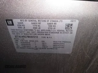 2011 GMC Terrain SLT-2 with VIN 2CTALWEC7B6387212, listed as a IAAI auction lot 41503601 with 206,729 mi miles and . Bid and sale history available at carsss.com. Image 9.