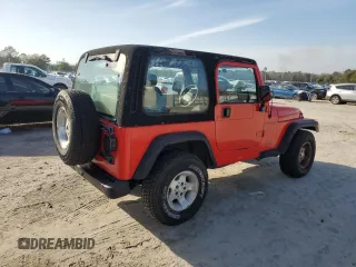 1999 Jeep Wrangler Sport with VIN 1J4FY19SXXP415934, listed as a Copart auction lot 47881675 with 184,876 mi miles and Salvage Title. Bid and sale history available at carsss.com. Image 3.