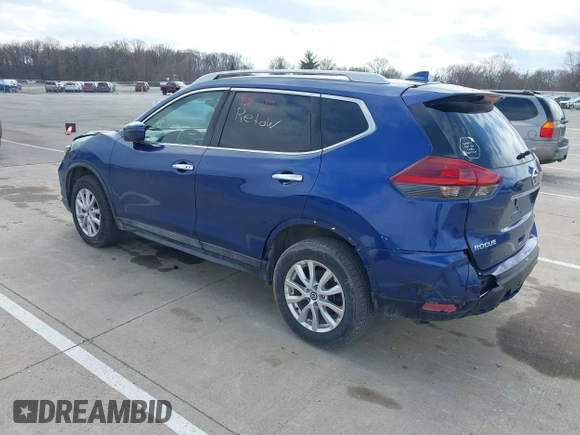 2018 Nissan Rogue SV with VIN 5N1AT2MV5JC711525, listed as a IAAI auction lot 41887956 with 153,893 mi miles. Bid and sale history available at carsss.com. Image 3.