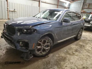 2021 BMW X3 xDrive30i with VIN 5UXTY5C01M9H92516, listed as a Copart auction lot 45997665 with Not Provided miles and Salvage Title. Bid and sale history available at DreamBid. Image 1.