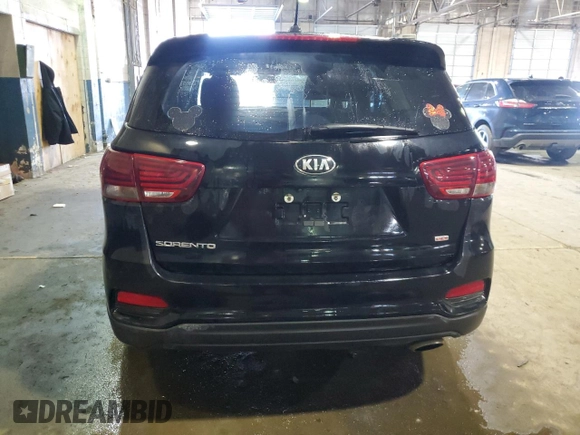 2019 Kia Sorento LX with VIN 5XYPG4A33KG592372, listed as a Copart auction lot 86431194 with 98,840 mi miles and Salvage Title. Bid and sale history available at carsss.com. Image 6.