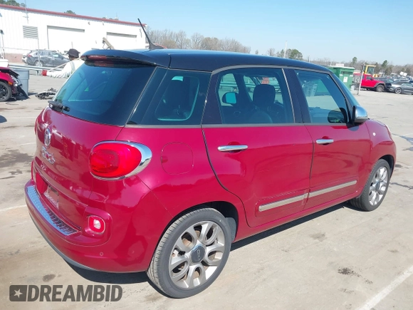 2014 FIAT 500L Lounge with VIN ZFBCFACH1EZ022517, listed as a IAAI auction lot 41783768 with 100,797 mi miles and . Bid and sale history available at DreamBid. Image 4.