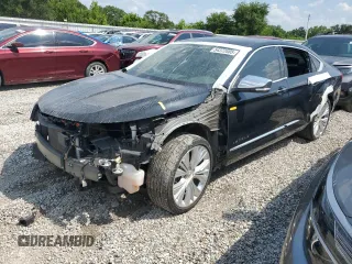 2018 Chevrolet Impala Premier with VIN 2G1125S35J9108343, listed as a Copart auction lot 54372885 with 117,290 mi miles and Salvage title. Bid and sale history available at DreamBid. Image 1.