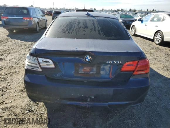 2012 BMW 3 Series 328i with VIN WBAKE5C58CE756081, listed as a Copart auction lot 45002875 with 127,382 mi miles and Salvage Title. Bid and sale history available at carsss.com. Image 6.