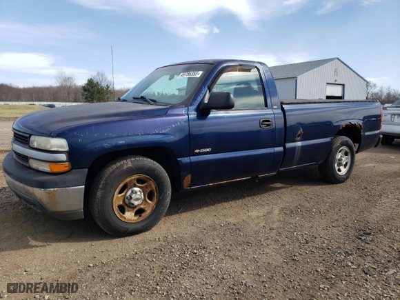 2000 Chevrolet Silverado 1500 with VIN 1GCEC14W7YE274991, listed as a Copart auction lot 49786355 with 76,175 mi miles and Clean Title. Bid and sale history available at carsss.com. Image 1.