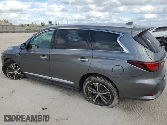 2019 Infiniti QX60 Luxe z VIN 5N1DL0MN1KC511325, wystawiony jako Copart lot #88319185 z przebiegiem 84 235 mil mil oraz Nie do naprawy • Non repairable. Historia ofert i sprzedaży dostępna na DreamBid. Obrazek 2.