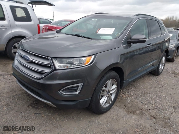 2017 Ford Edge SEL with VIN 2FMPK3J9XHBB66510, listed as a IAAI auction lot 41853017 with 186,071 mi miles. Bid and sale history available at carsss.com. Image 20.