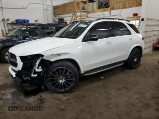 2021 Mercedes-Benz GLE 350 z VIN 4JGFB4KB1MA497209, wystawiony jako Copart lot #46919205 z przebiegiem 77 123 mil mil oraz Szkoda całkowita • Salvage title. Historia ofert i sprzedaży dostępna na DreamBid. Obrazek 1.