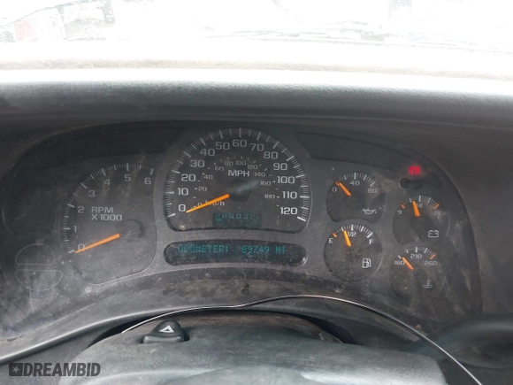 2003 Chevrolet Silverado 1500 with VIN 1GCEC14XX3Z163071, listed as a IAAI auction lot 41956115 with 89,749 mi miles. Bid and sale history available at carsss.com. Image 7.