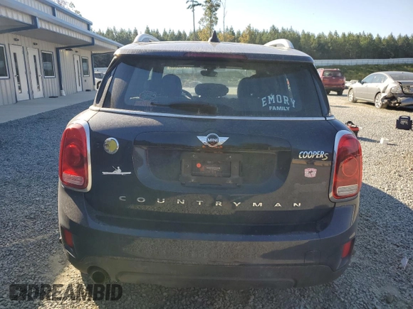 2018 MINI Countryman Cooper S E with VIN WMZYU7C47J3E56451, listed as a Copart auction lot 77193144 with 60,949 mi miles and Salvage Title. Bid and sale history available at carsss.com. Image 6.