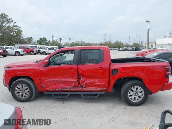 2022 Nissan Frontier SV with VIN 1N6ED1EJ7NN644412, listed as a IAAI auction lot 41730154 with 18,500 mi miles and . Bid and sale history available at DreamBid. Image 14.
