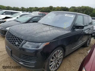 2019 Land Rover Range Rover with VIN SALGR2RV4KA524949, listed as a Copart auction lot 69500984 with 55,099 mi miles and Salvage Title. Bid and sale history available at carsss.com. Image 1.