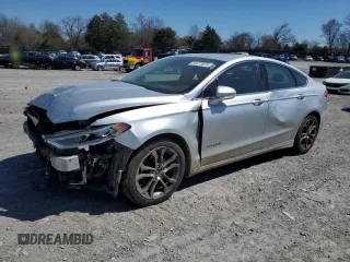 2019 Ford Fusion Hybrid Titanium with VIN 3FA6P0RU6KR156418, listed as a Copart auction lot 50373615 with 292,890 mi miles and Salvage Title. Bid and sale history available at carsss.com. Image 1.