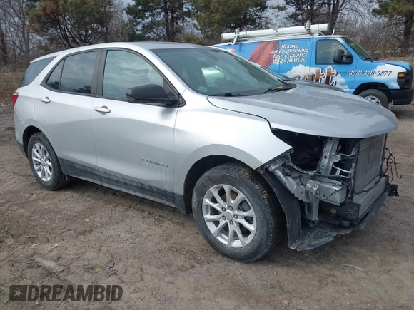 2020 Chevrolet Equinox LS with VIN 3GNAXHEV0LS616059, listed as a IAAI auction lot 41718865 with 98,842 mi miles and . Bid and sale history available at DreamBid. Image 1.