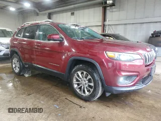 2019 Jeep Cherokee Latitude Plus with VIN 1C4PJMLB9KD122500, listed as a Copart auction lot 62504075 with 129,248 mi miles and Salvage title. Bid and sale history available at DreamBid. Image 4.