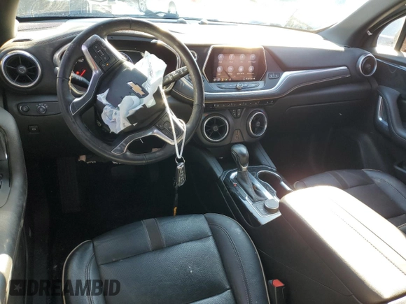 2020 Chevrolet Blazer Premier with VIN 3GNKBFRS3LS597420, listed as a Copart auction lot 88651145 with 46,534 mi miles and Salvage title. Bid and sale history available at DreamBid. Image 8.