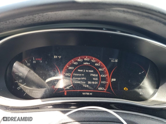2014 Dodge Dart Limited with VIN 1C3CDFCB5ED673212, listed as a Copart auction lot 48390525 with 101,756 mi miles and Clean Title. Bid and sale history available at carsss.com. Image 9.