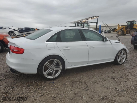 2013 Audi S4 Premium Plus with VIN WAUDGAFL2DA179031, listed as a Copart auction lot 50197095 with 131,698 mi miles and Salvage Title. Bid and sale history available at carsss.com. Image 3.